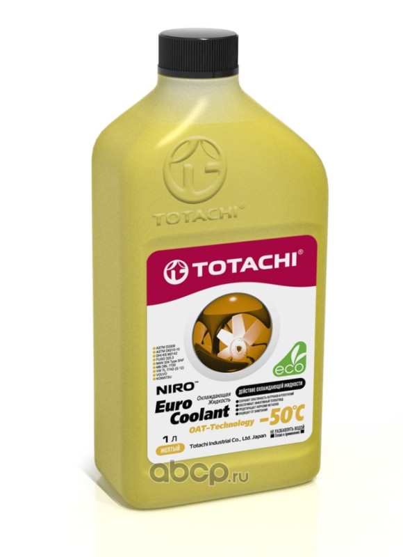 Охлаждающая жидкость NIRO EURO COOLANT OAT - Technology   -50 C     1л